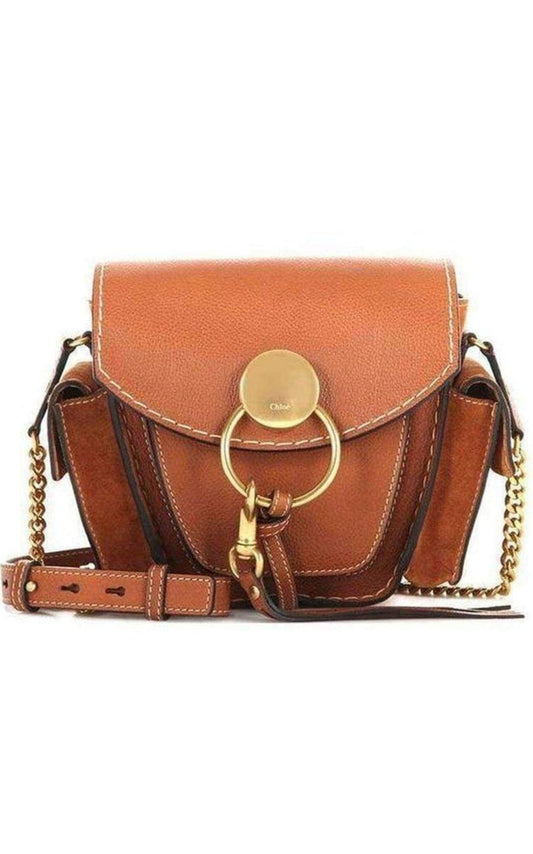  ChloeJodie Mini Leather Bag Caramel - Runway Catalog