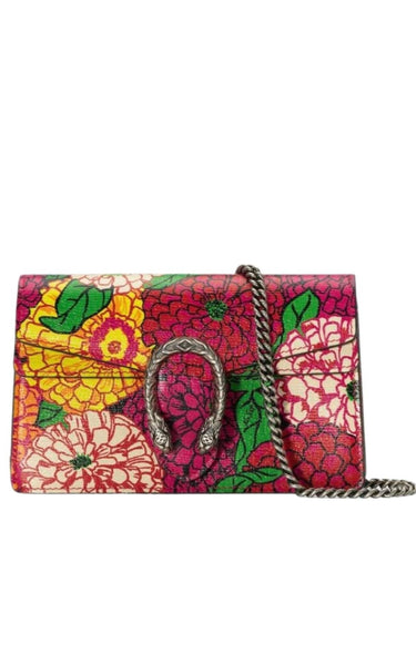 Gucci x Ken Scott Dionysus Floral Print Leather Shoulder Bag – Queen Bee of  Beverly Hills