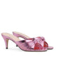  GucciKnotted Metallic Leather Mid-Heel Bow Mule - Runway Catalog