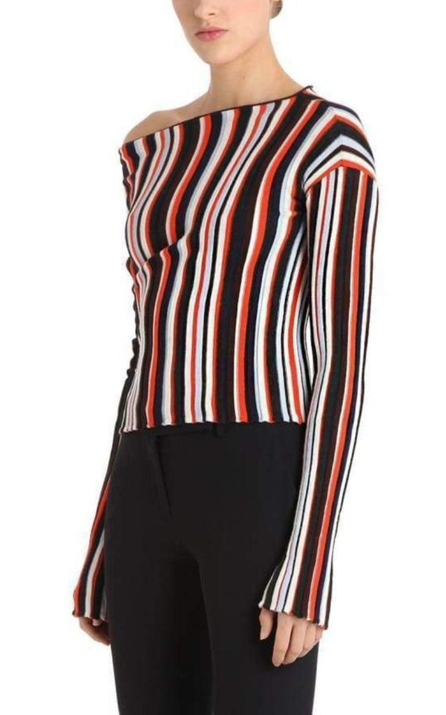 JacquemusLa Maille Striped Wool Knit Top - Runway Catalog