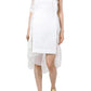  SacaiLace Trim White Seersucker Dress - Runway Catalog