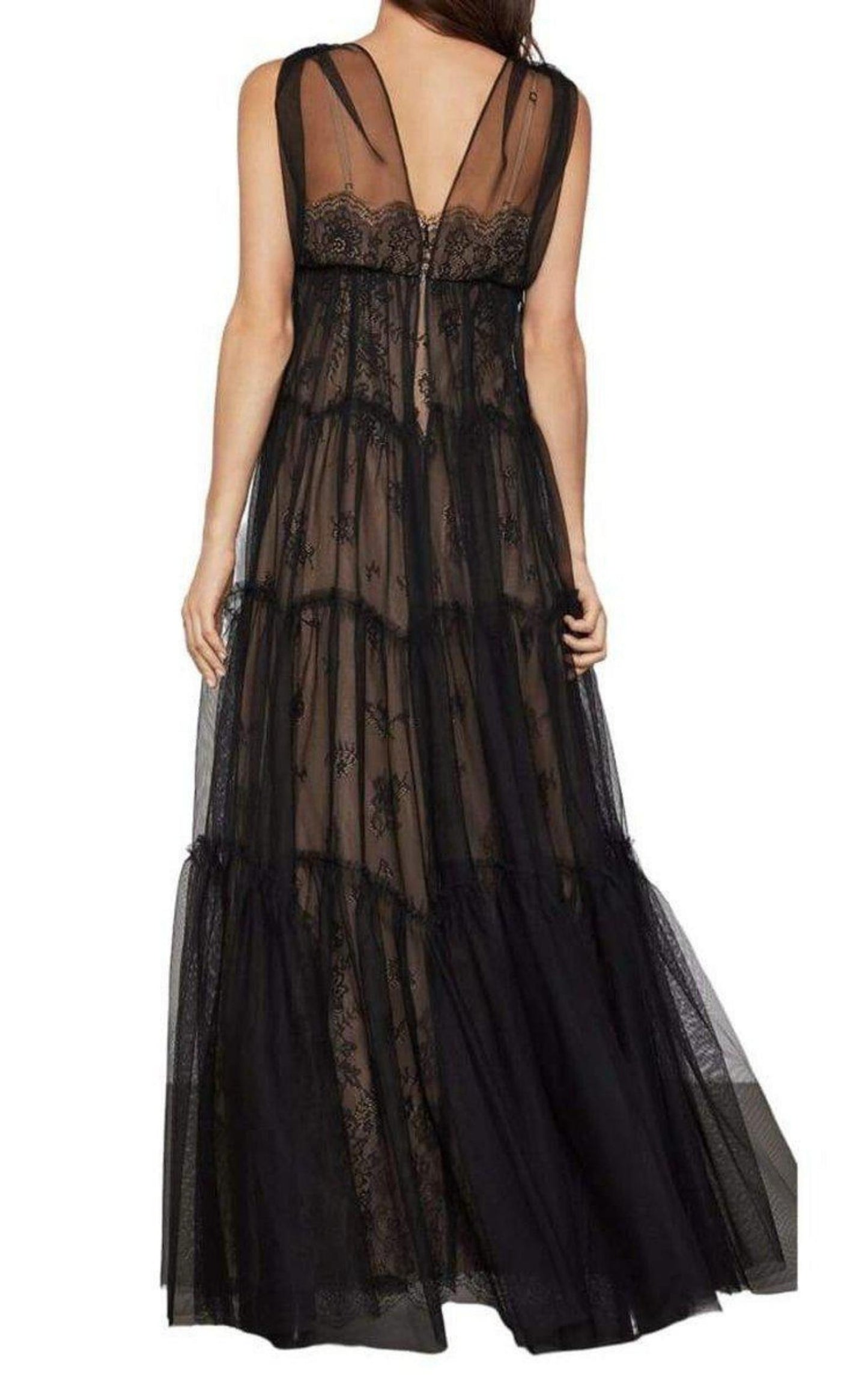  BCBGMAXAZRIALace Tulle Gown - Runway Catalog