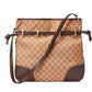  GucciLeather and GG Supreme Fabric Shoulder Bag - Runway Catalog