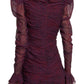  Alessandra RichLeopard Print Silk Georgette Mini Dress - Runway Catalog