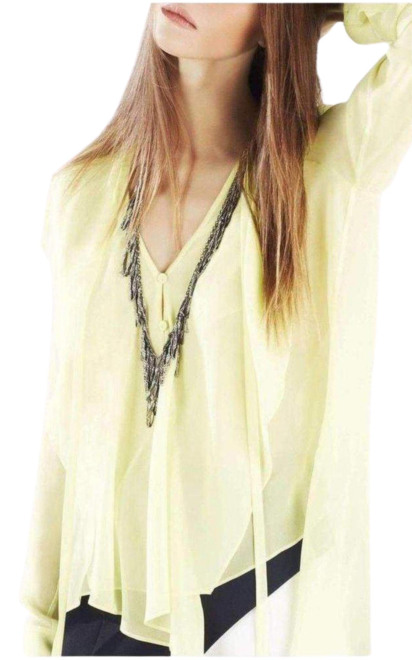  BCBGMAXAZRIALooped Chained Necklace - Runway Catalog