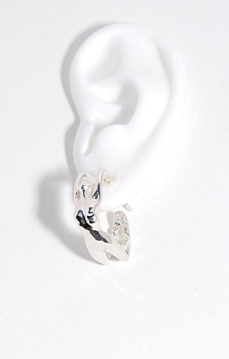 louise earrings silver