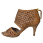  BCBGMAXAZRIAMa-Helena Peep Toe Leather Sandal Shoes - Runway Catalog