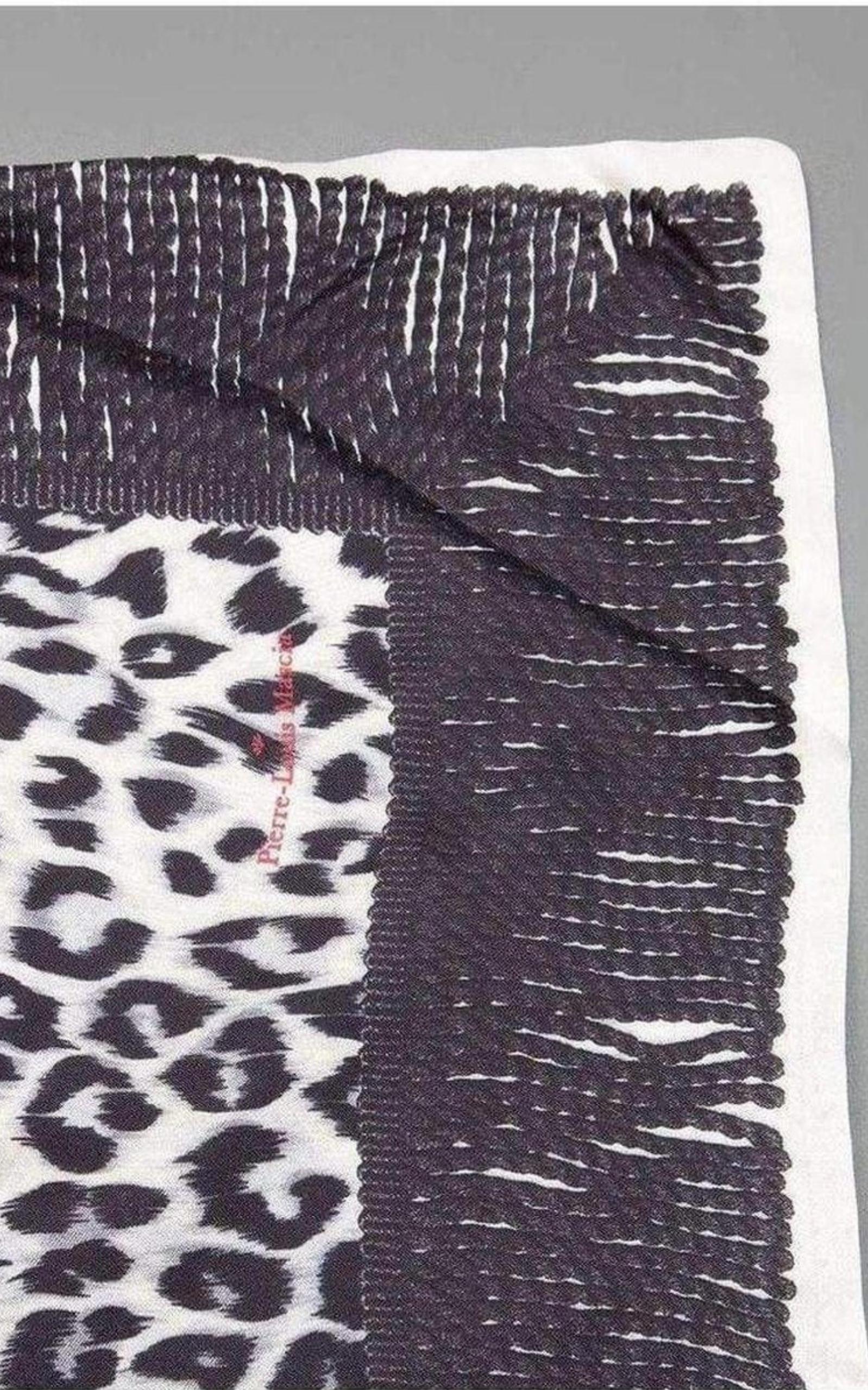  Pierre-LouisMascia Multi Print Silk Cashmere Blend Scarf - Runway Catalog