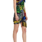  VersaceMega Mix Print Fringe Mini Dress - Runway Catalog
