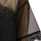  Christopher KaneMesh and Lace Black Shift Dress - Runway Catalog