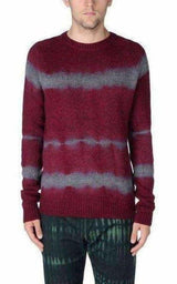  Dries Van NotenMiles Burgundy  Wool Sweater - Runway Catalog