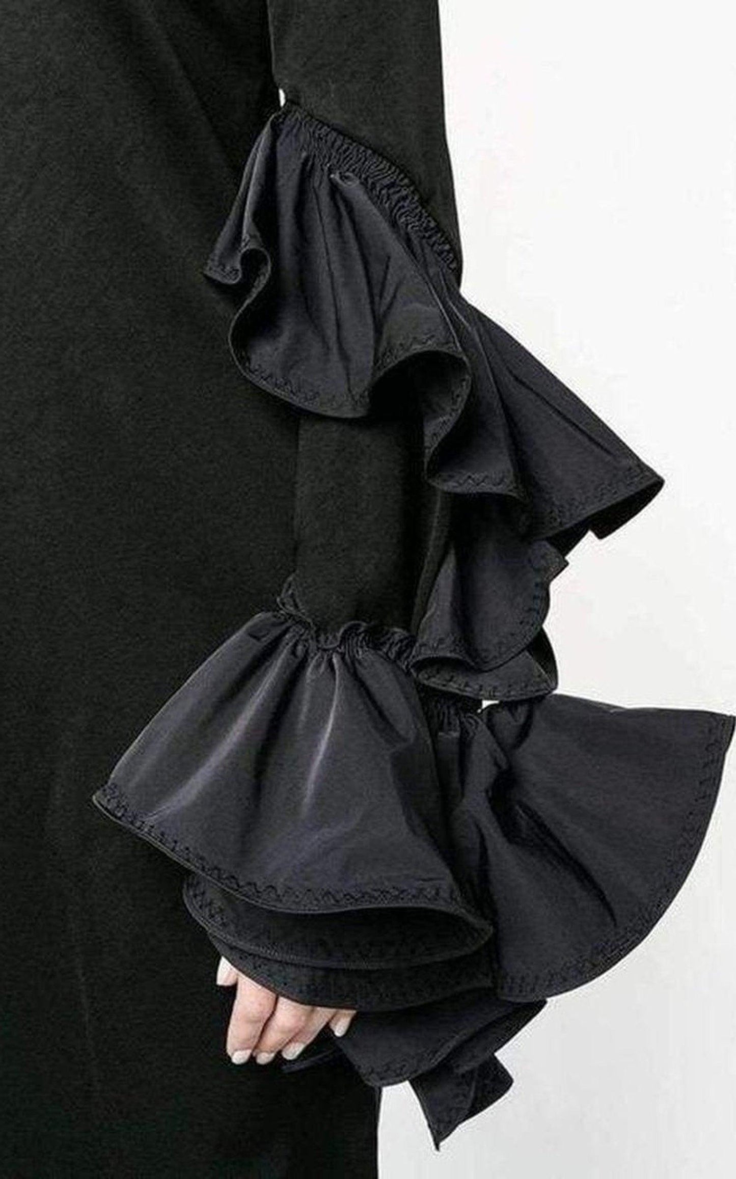  ElleryMolotov Ruffle Sleeve Dress - Runway Catalog