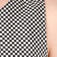  Dries Van NotenMonochrome Silk Peplum Waist Dress - Runway Catalog