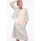  Nina RicciMousseline Strip Cashmere Knit Top - Runway Catalog
