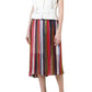  SacaiMulti Coloured Striped Midi Skirt - Runway Catalog