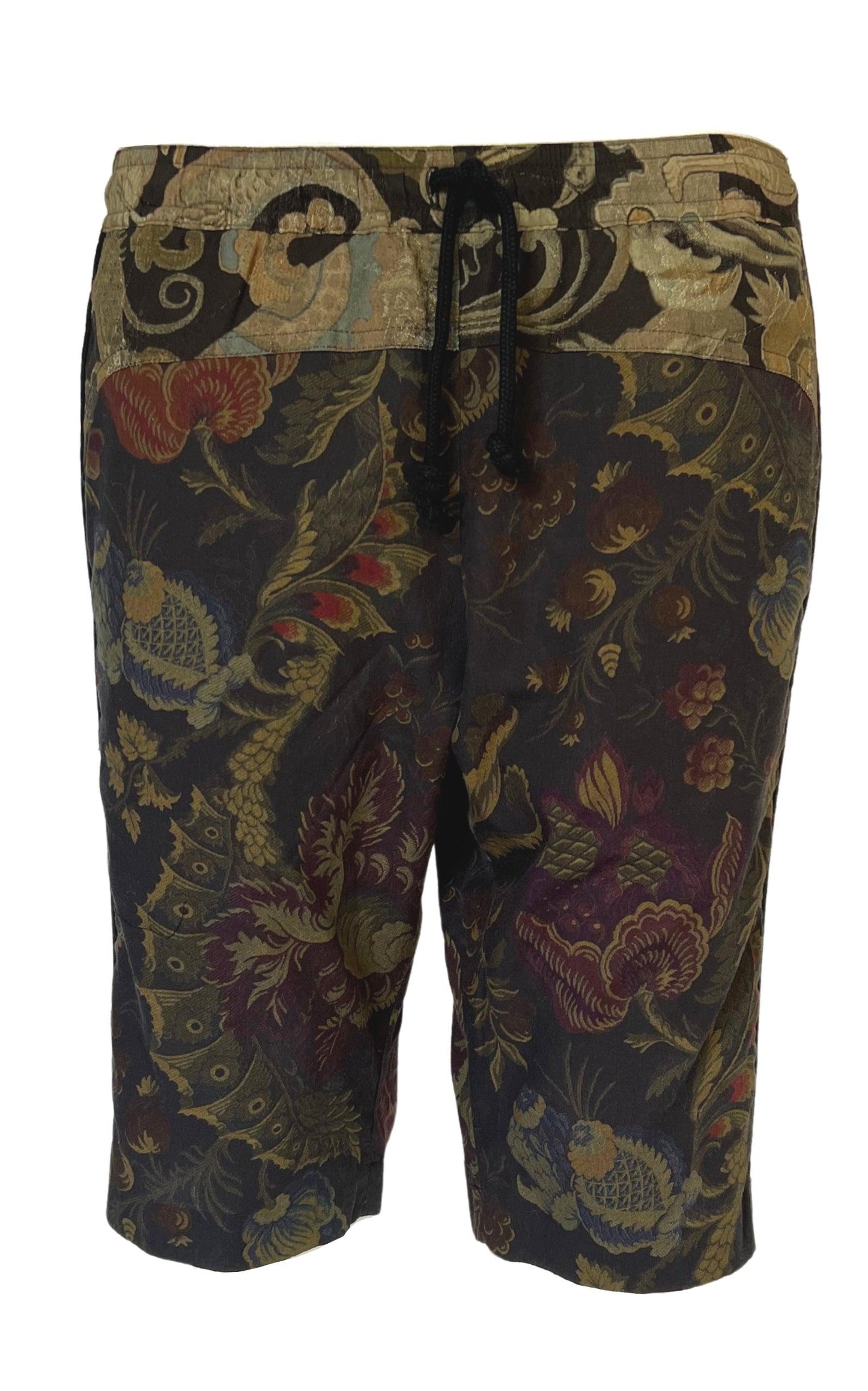  Dries Van NotenMulticolored Floral Print Hibbert Shorts - Runway Catalog