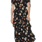  LibertineNina Simone Floral Ruffle Silk Skirt - Runway Catalog