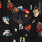 Nina Simone Floral Ruffle Silk Skirt