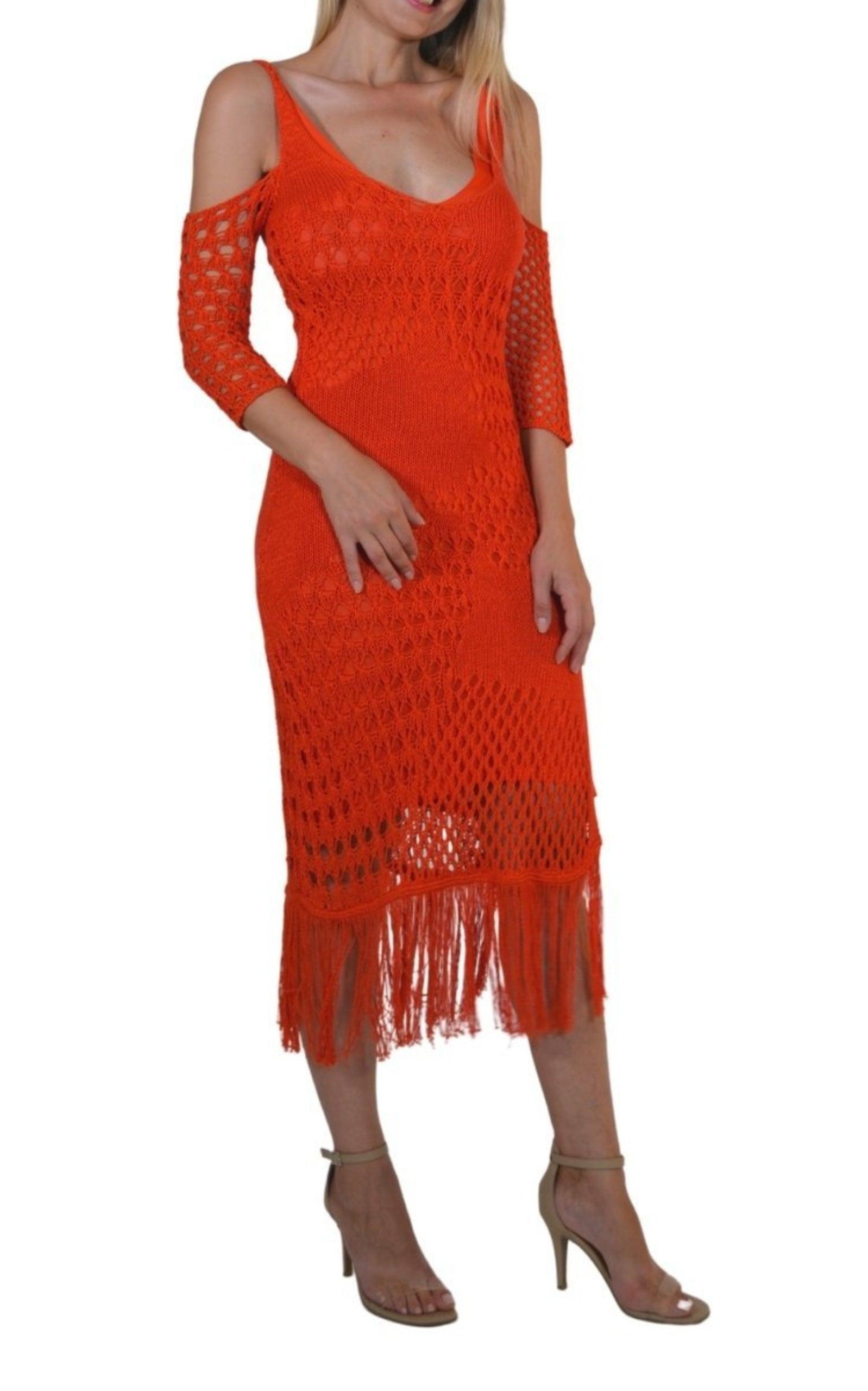  AltuzarraOctavia Crochet Knit Dress - Runway Catalog