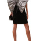  RasarioOff-The-Shoulder Bow Mini Dress - Runway Catalog