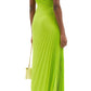  ValentinoOne-shoulder Pleated Silk Crepe Midi Dress - Runway Catalog