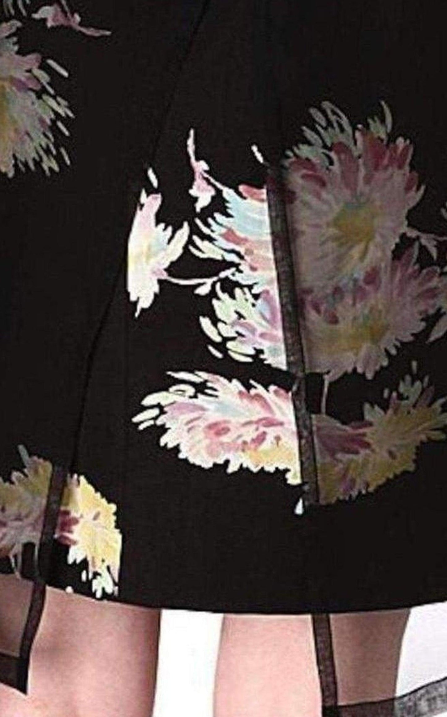  Dries Van NotenOrganza Overlay Floral Silk-blend Dress - Runway Catalog