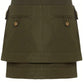  BalmainPatch-pockets Mini Denim Skirt - Runway Catalog