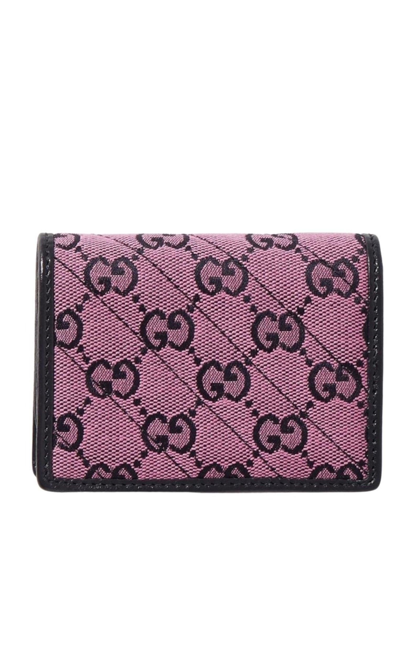 Gucci Lilac/Black GG Canvas and Leather 6 Key Case Gucci