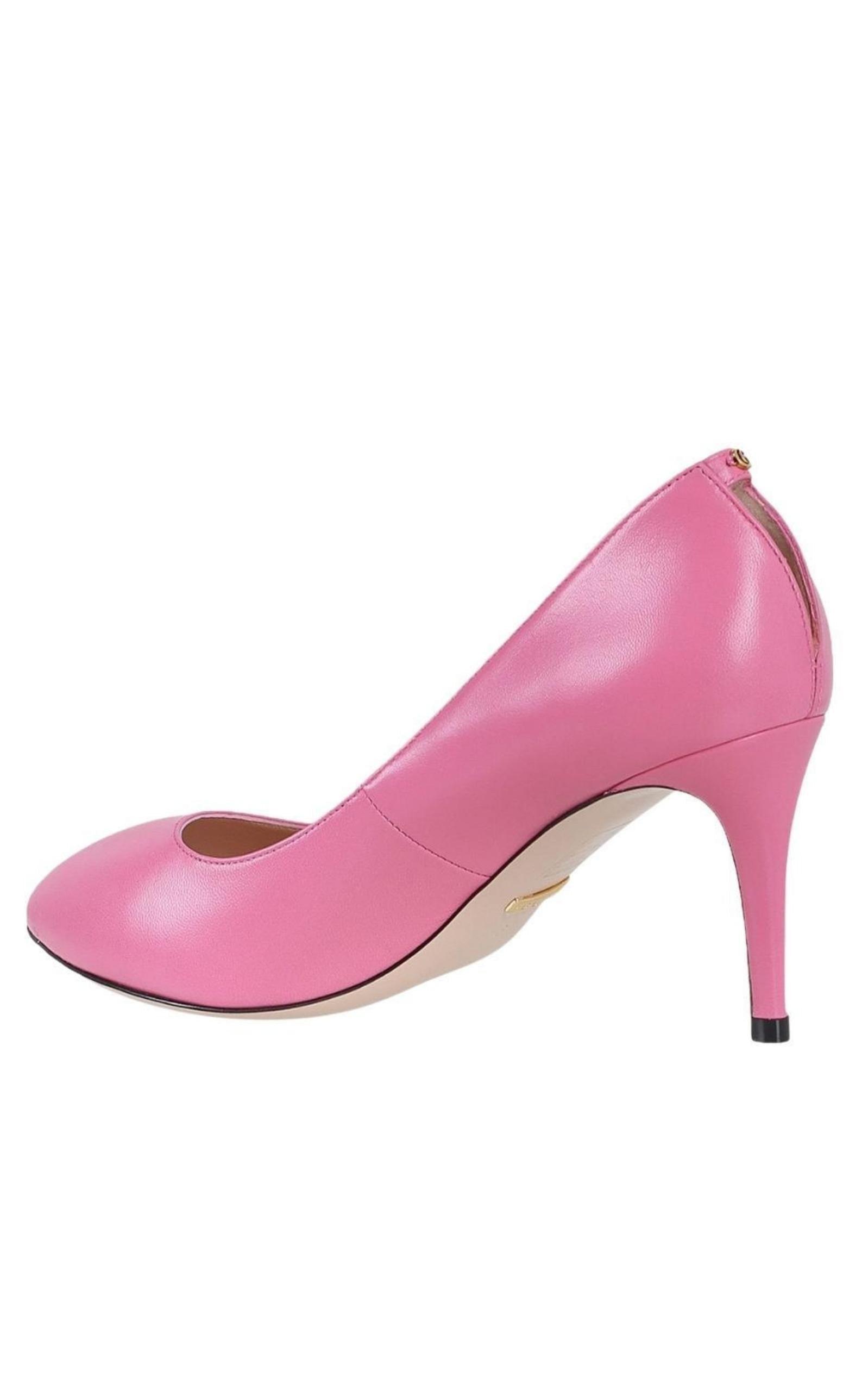  GucciPink Leather Stiletto Pump - Runway Catalog