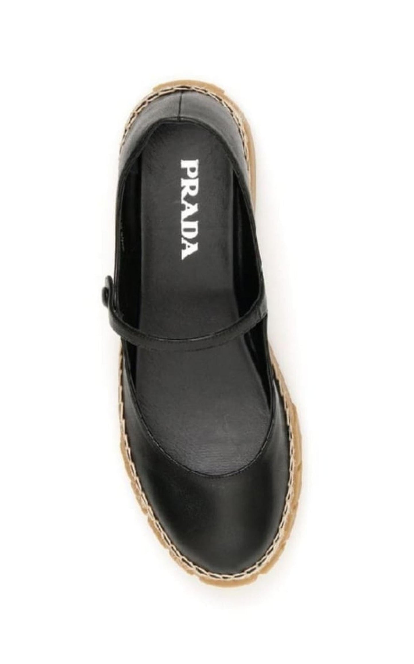  PradaPlatform Mary Janes Leather Shoes - Runway Catalog