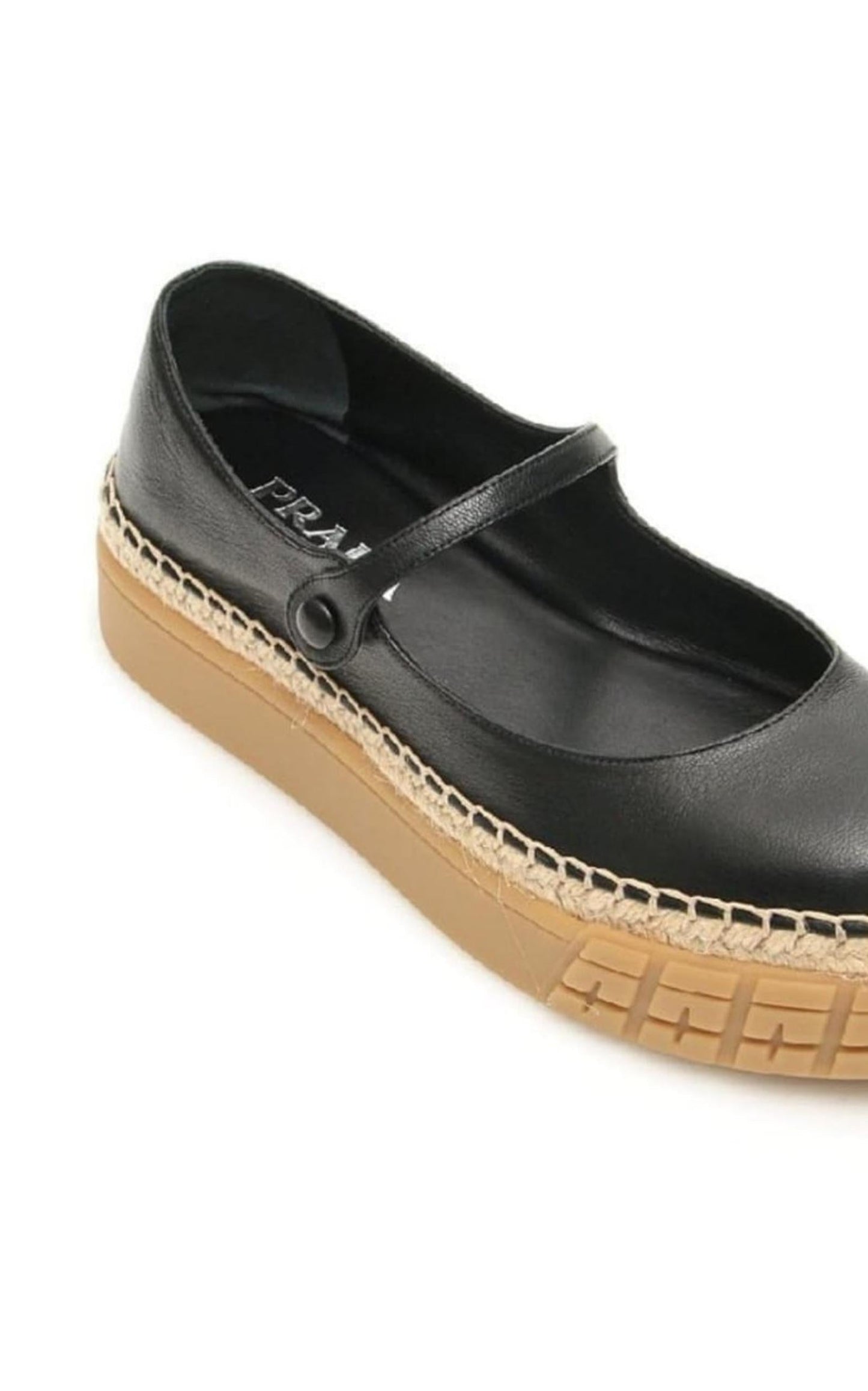  PradaPlatform Mary Janes Leather Shoes - Runway Catalog