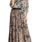  BCBGMAXAZRIAPleated Floral Maxi Skirt - Runway Catalog