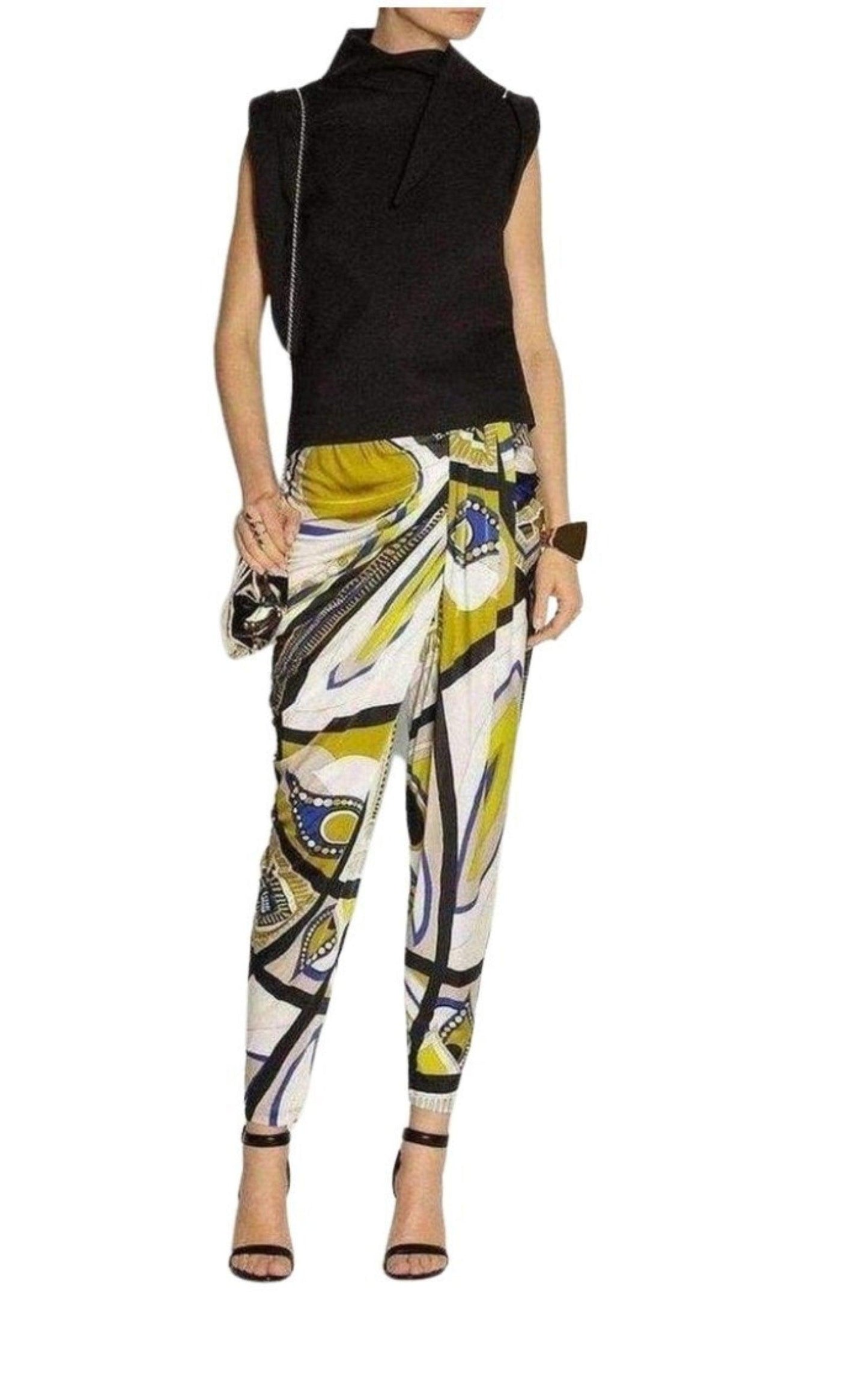  Emilio PucciPrinted Jersey Tapered Pants - Runway Catalog