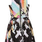  BalmainPrinted Silk Jersey Mini Dress - Runway Catalog