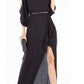  BCBGMAXAZRIARayah Sequin Embroidered Draped Gown - Runway Catalog