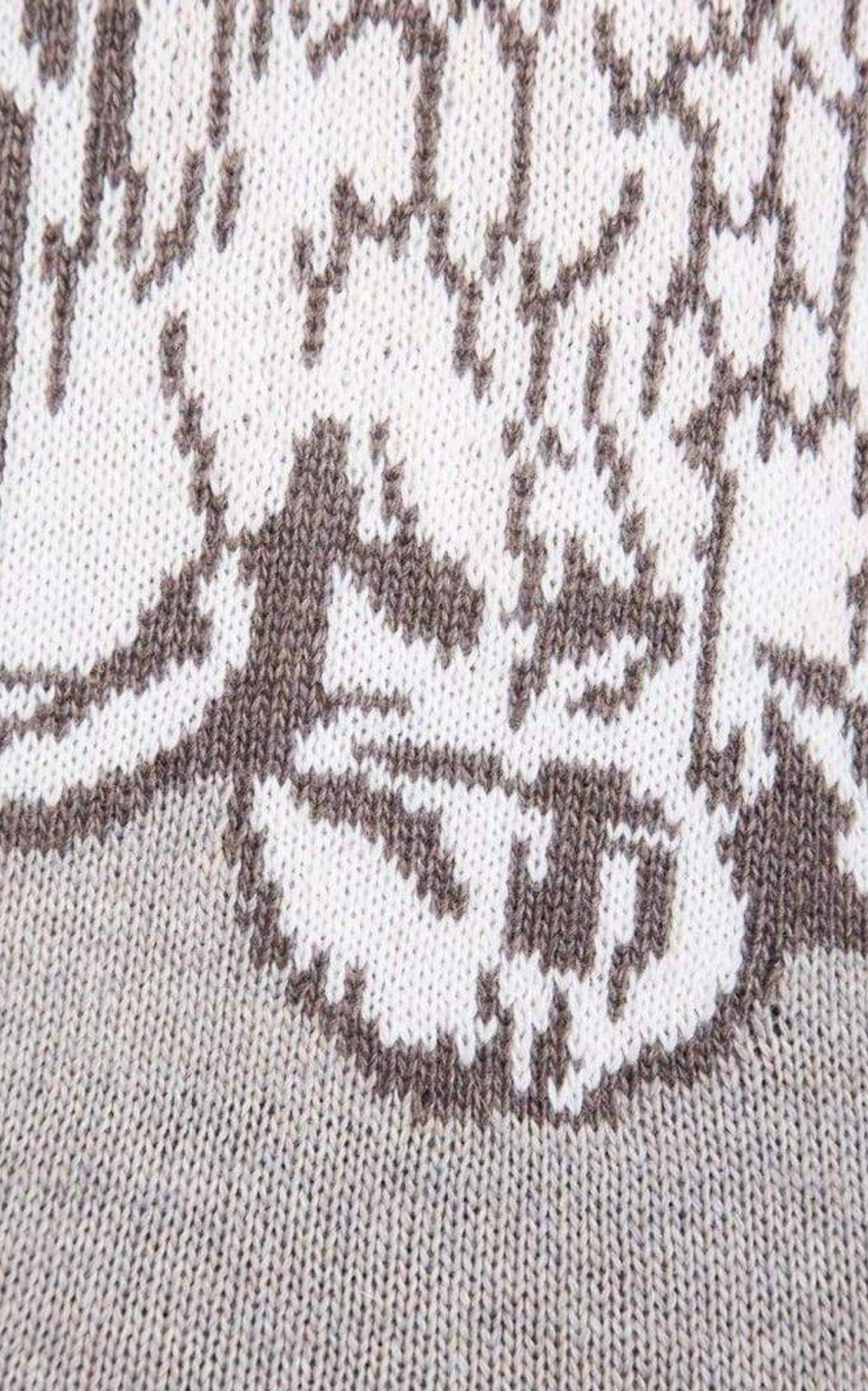  BCBGMAXAZRIARooney Graphic Long Sleeve Sweater - Runway Catalog