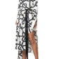  MonseRope Print Pleated Skirt-Shirt Dress - Runway Catalog