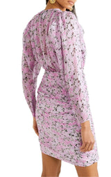  Giambattista ValliRuched Floral-print Silk-chiffon Mini Dress - Runway Catalog