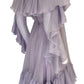  Giambattista ValliRuffled Off-Shoulder Silk Dress - Runway Catalog
