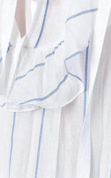  ChloeRuffled Silk Blend Loose Dress - Runway Catalog