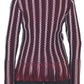  AlaïaSeamed Knit Moto Fringe Jacket - Runway Catalog