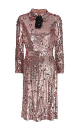  GucciSequins with Crystal Embroidered Dress - Runway Catalog