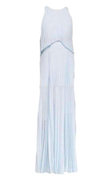  BCBGMAXAZRIAShaina Sleeveless Pleated Gown - Runway Catalog