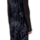  Phillip LimSilk Foral Black Dress - Runway Catalog