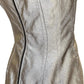  Dolce & GabbanaSilver Silk Midi Dress - Runway Catalog