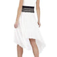  BCBGMAXAZRIASleeveless Pleated-Skirt Lace-Trim Dress - Runway Catalog