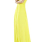  BCBGMAXAZRIASleeveless Yellow Gown - Runway Catalog