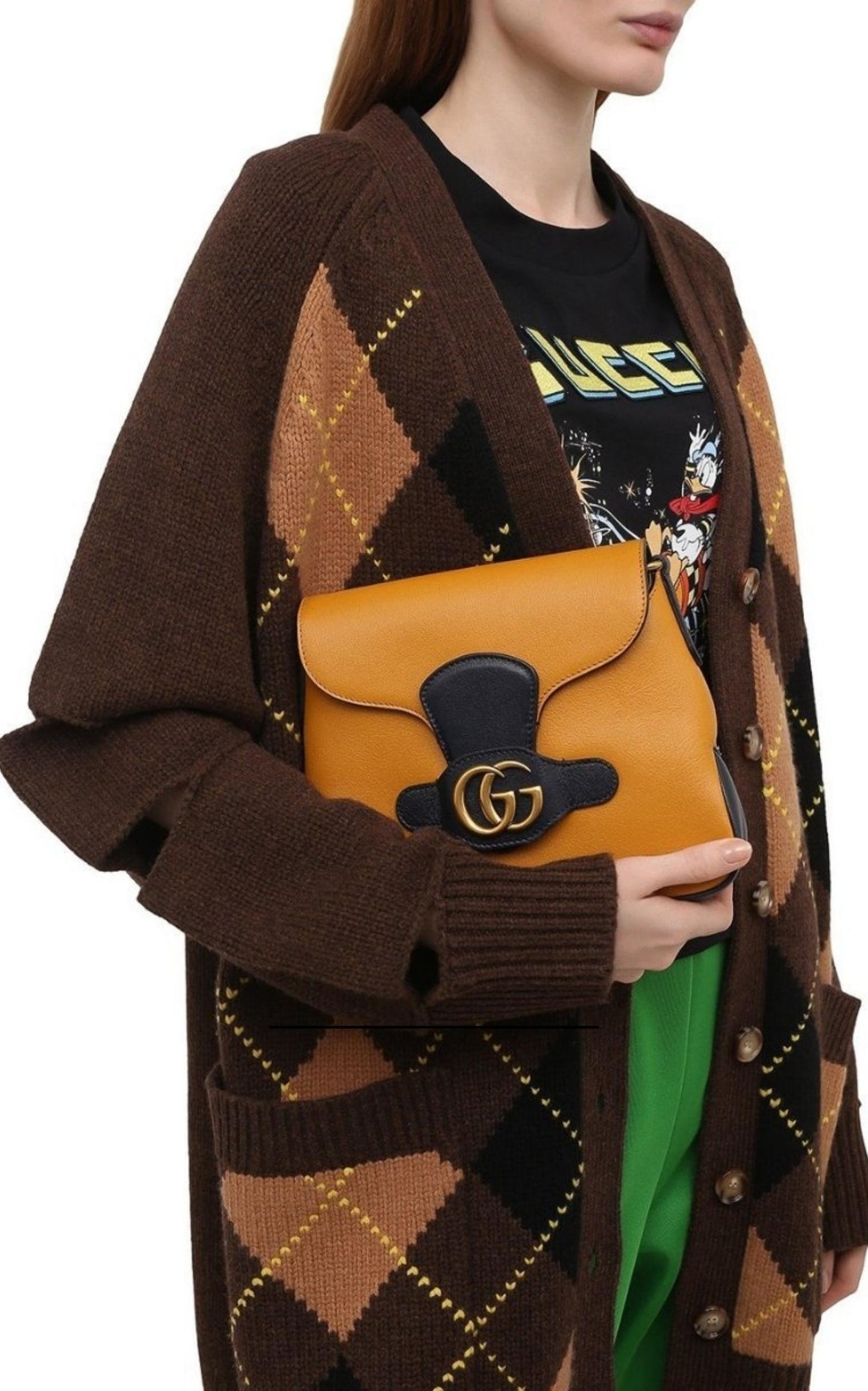  GucciSmall Messenger with Double GG Bag - Runway Catalog