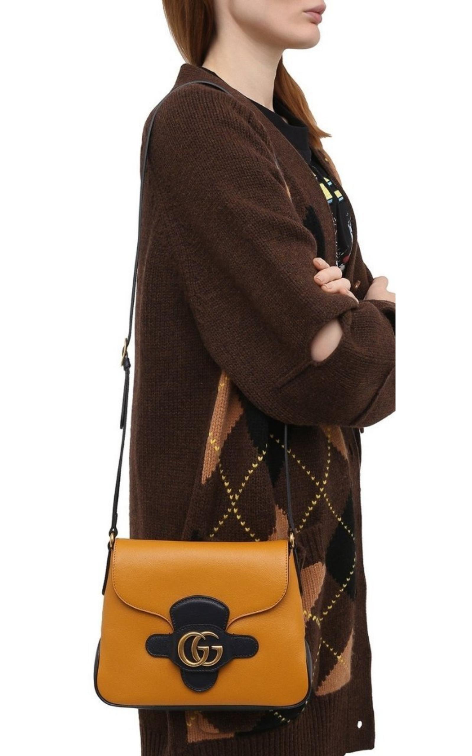  GucciSmall Messenger with Double GG Bag - Runway Catalog