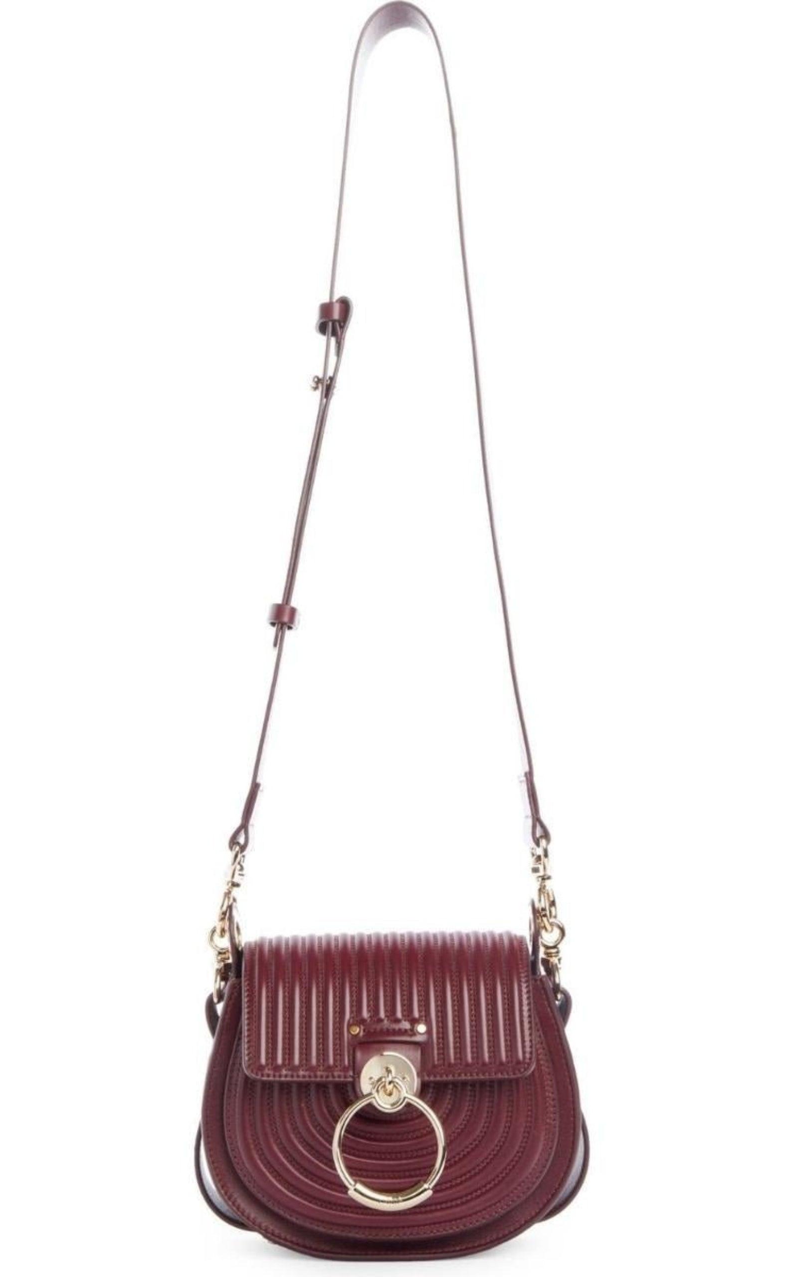  ChloeSmall Tess Quilted Leather Crossbody Bag - Runway Catalog